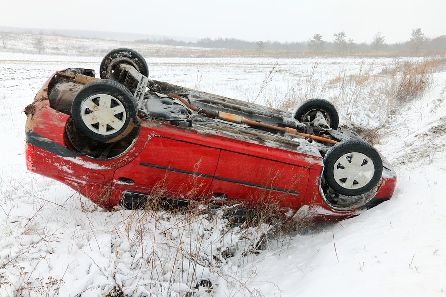 winter auto accident