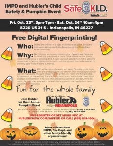 IMPD & Hubler's Child Safety & Pumpkin Event in Indianapolis